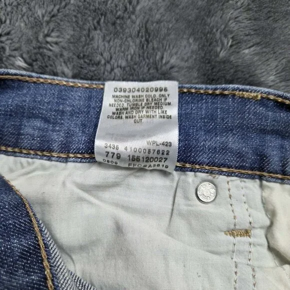 Levi's 512 Perfectly Slimming Boot Cut Jeans Womens 14S Medium Wash High Rise - Picture 13 of 14